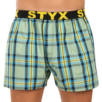 Pánské trenky Styx sportovní guma vícebarevné (B1103) XL