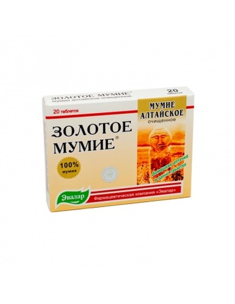 Zlaté mumio altajské čisté 20tbl. TML T038