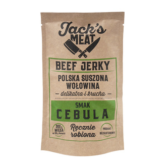 Jack's MEAT - Suszona wołowina - Cebula - 109 kcal - 30 g