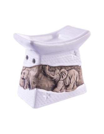 Aromalampa "Basreliéf Slon bílý" TML R034