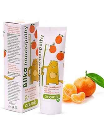 BILKA HOMEOPATHY: Dětská zubní pasta 2+ s vůní mandarinky 50ml TML K1753