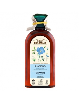 GREEN PHARMACY: Šampon na slabé a poškozené vlasy „Heřmánek“ 350ml  K1093