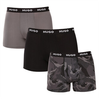 3PACK pánské boxerky HUGO vícebarevné (50532559 960) XL