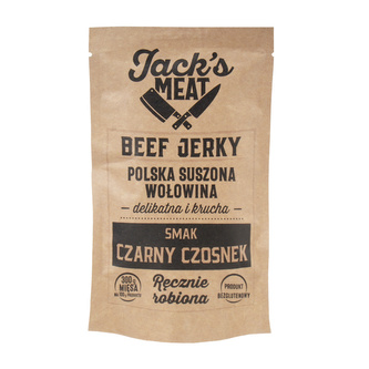 Jack's MEAT - Suszona wołowina - Czarny czosnek - 98 kcal - 30 g