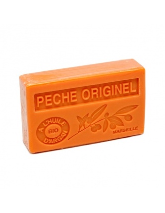 Mýdlo s bio arganovým olejem - Peche originel (Originální broskev) 100g TML F092