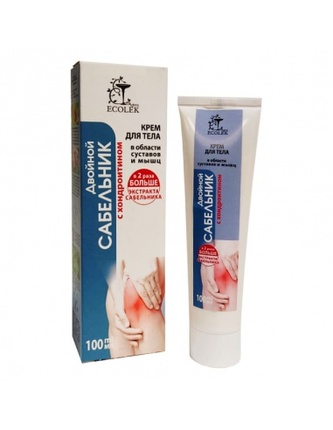 ECOLEK PRO: Tělový krém „Dvojitý zábělník s chondroitinem“ 100ml  M220