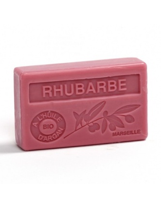 Mýdlo s bio arganovým olejem - Rhubarbe (Rebarbora) 100g TML F383