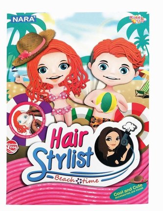 Plastelina 8 kol. Hair Stylist Beach 100g NARA
