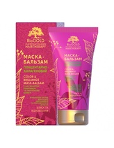 BioGOLD: Placentární kolagenová maska-balzám na suché, barvené a poškozené vlasy 150ml  K2694