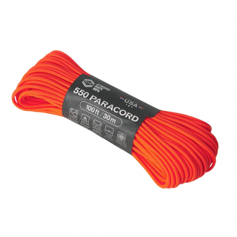 Para lano Atwoood Rope MFG 550 Paracord 30 m - oranžové svítící Para lano Atwoood Rope MFG 550 Paracord 30 m - oranžové svítící