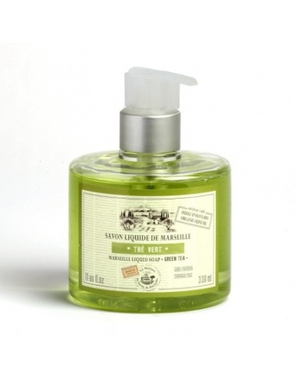Tekuté mýdlo Marseille s dávkovačem - Green Tea (zelený čaj) 330ml TML F296
