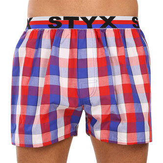 Pánské trenky Styx sportovní guma vícebarevné (B1107) M Pánské trenky Styx sportovní guma vícebarevné (B1107) M