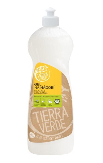 Tierra Verde Gel na nádobí - BIO citron 1 l