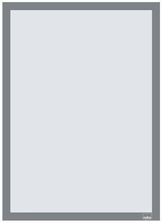 Rám na plakáty, stříbrná, A3, nástěnný, plastový rám, 2 ks/balení, NOBO 1915699