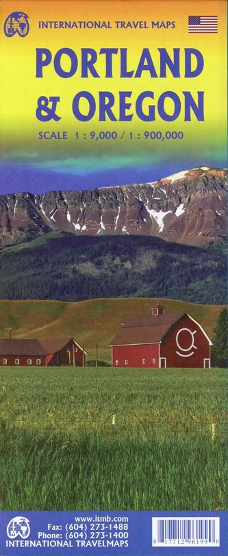 City Map Portland 1 : 9 000 / Map Oregon 1 : 900 000