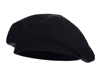 Dámský pletený baret - 1 ks - 5 černá