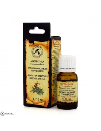 Aroma kompozice éterických olejů "Formule zdraví v období nachlazení“ 10ml TML K133