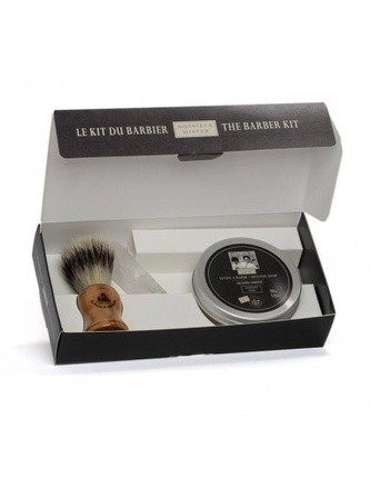 Holící sada pro muže "MISTER" (štětec, mýdlo na holení, alun stick kámen po holení) TML F018