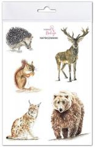 Naprasowanki Zwierzęta leśne