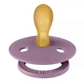 Kaučukový dudlík BIBS symetrický, 0 - 6 m, fialový Kaučukový dudlík BIBS symetrický, 0 - 6 m, fialový