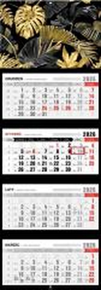 Kalendarz 2026 czterodzielny premium glamour