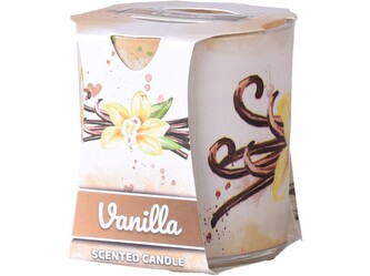 Svíčka ve skle VANILKA vonná 80g
