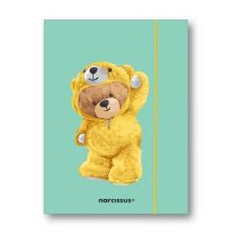 Teczka A4+ z gumką Teddies&Miś w dresiku