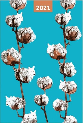 Kalendarz 2021 A6 tygodniowy Cotton NARCISSUS