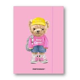 Teczka A4+ z gumką Teddies&Miś Urszula