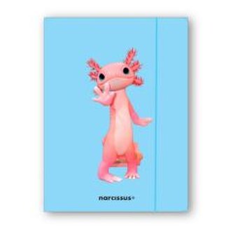 Teczka A4+ z gumką Teddies&Aksolotl;