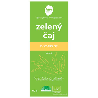 Fairobchod Bio zelený čaj Indie Dooars GT sypaný, 100 g Fairobchod Bio zelený čaj Indie Dooars GT sypaný, 100 g