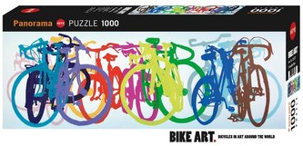 Puzzle 1000 Bike Art. Kolorowe rowery