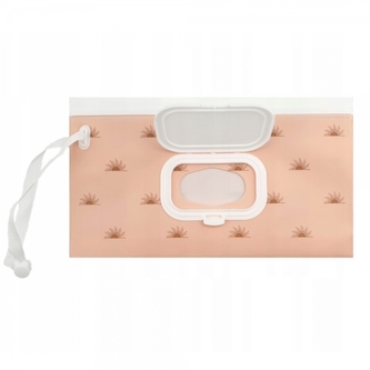 Pouzdro/obal na vlhčené ubrousky, meruňkový