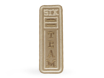 Nažehlovačka Team - 10 ks - 1 béžová