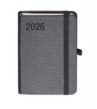 Kalendarz 2026 A6 Rubi grafitowy TDW