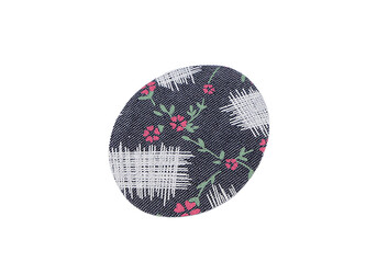 Nažehlovačka ovál 5,5 x 7cm - 10 ks - 1 modrá tmavá červená