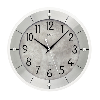 Designové nástěnné hodiny 5590 AMS řízené rádiovým signálem 31cm