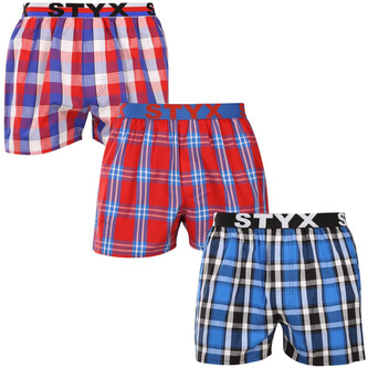 3PACK pánské trenky Styx sportovní guma vícebarevné (3B110709) XL 3PACK pánské trenky Styx sportovní guma vícebarevné (3B110709) XL