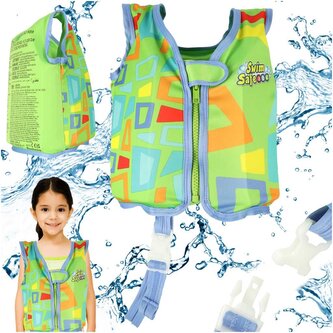 BESTWAY 32176 Dětská plavecká vesta AQUASTAR zelená