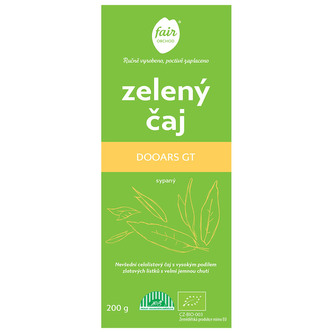 Fairobchod Bio zelený čaj Indie Dooars GT sypaný, větší balení Hmotnost: 200 g