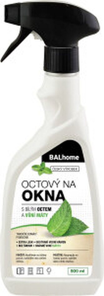 Balhome octový čistič na okna 500 ml, rozprašovač