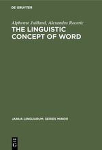 The Linguistic Concept of Word
