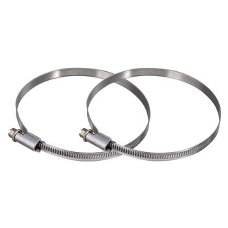Xavax objímka/svorka pro odvětrávací roury, průměr 110-130 mm, nerezová, 2 ks v balení