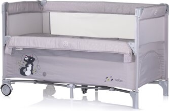 CHIPOLINO Postýlka cestovní se sklopnou bočnicí Relax Cloud