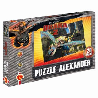 Puzzle Maxi Jak wytresować smoka 2 Pościg ALEX