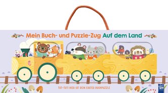 Mein Buch- und Puzzle-Zug: Auf dem Land, m. 3 Buch, 3 Teile