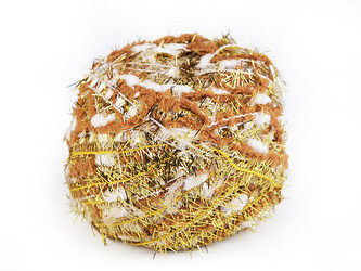 Vánoční pletací příze Alfie 50 g - 1 ks - 6 zlatá