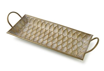 MARINA DARK Taca dekoracyjna prostokąt 49x20xh4cm