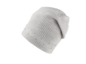 Dámská / dívčí zimní čepice s perlami Lamblook - 1 ks - 1 šedá nejsvětlejší