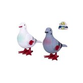 Holub 11cm po natažení skákající 2barvy